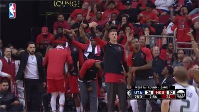 哈登29分10助攻 火箭季後賽大勝爵士32分