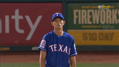 黃暐傑大聯盟初登板 中繼2.1局首次三振出爐