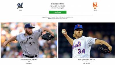 MLB/大都會力戰釀酒人「雷神」先發對抗強打葉立奇