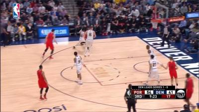 NBA/拓荒者擊退金塊 系列賽扳平戰局