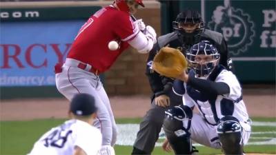 觸身球砸動刀右手肘!大谷3打數吞2K