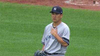 田中勝投遭牛棚砸鍋 洋基滿壘保送五連勝