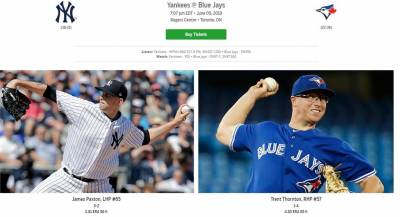 MLB/紐約洋基力求止敗 推出派克斯頓抗藍鳥
