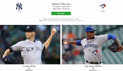 MLB/地主藍鳥能否橫掃?洋基火力支援拚止敗