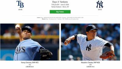 MLB/美聯東區王座爭奪戰 地主洋基力抗光芒