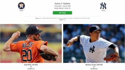 MLB/洋基豪華打線拚8連勝 對決西區第一太空人