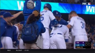 MLB/柳賢振3度挑戰10勝失利 道奇再見轟勝落磯