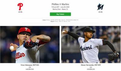 MLB/馬林魚對決費城人 陳偉殷有機會後援表現