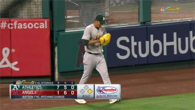 MLB/王維中七局上場救援 挨左打敲1安隨即退場