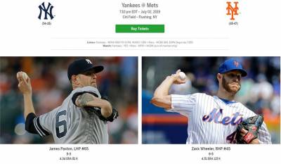 MLB/洋基豪華打線力拚6連勝 對決地主紐約大都會