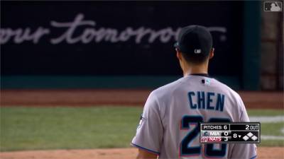 MLB/陳偉殷後援1局失1分 國民3比1力克馬林魚