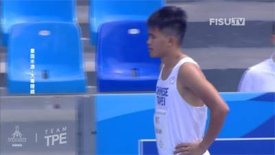 世大運/「台灣最速男」楊俊瀚 200公尺預賽分組第一