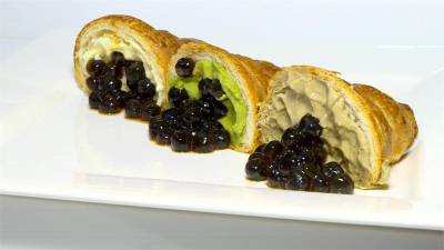 五星飯店翻玩「珍奶」 提拉米蘇 流沙包藏珍珠