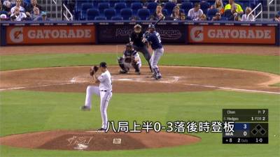 MLB/陳偉殷八球三上三下 中止連三場失分低潮