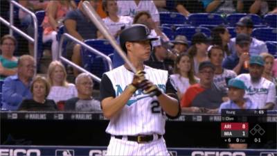 MLB/馬林魚2:9不敵響尾蛇 陳偉殷救援3局失2分