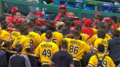 MLB/紅人海盜全武行續集 5人遭驅逐出場