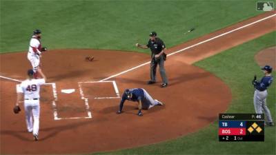 MLB/凱許納5.2局失7分!光芒9:4大勝三連戰橫掃紅襪