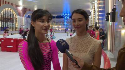 五歲栽進花式滑冰世界 美女混血雙胞胎為台灣出賽