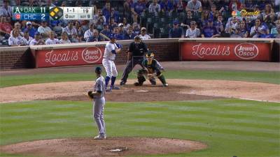 MLB/王維中40球2局收尾 運動家大勝小熊
