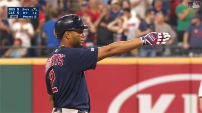 MLB/桑塔納再見轟 印地安人獨居分區第一