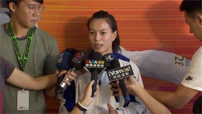 陳詩欣 朱木炎為選手戴桂冠 加持拚2020東奧