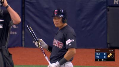 MLB/張育成先發戰光芒無安打 印地安人0:4輸球