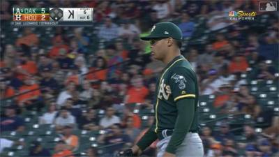 MLB/運動家再勝太空人 頭號新秀初登板技驚四座