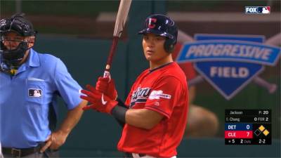 MLB/印地安人並列外卡第二 張育成先發沒敲安打