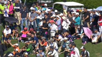 曾雅妮現身LPGA球場!號召球迷為台灣選手加油