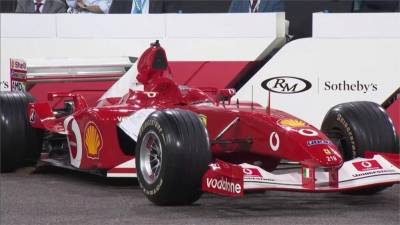 F1封關結束賽季 舒馬克賽車天價拍賣