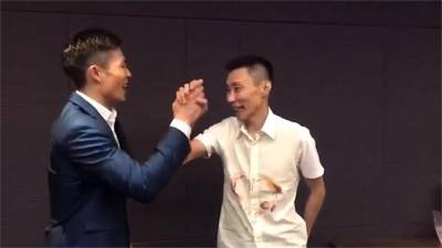 羽球/周天成 李宗偉相見歡 錄製祝福秀驚喜
