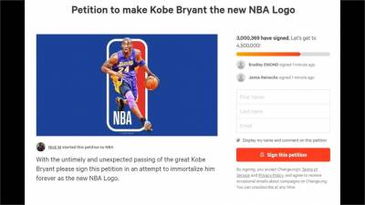 NBA標誌換柯比?破300萬人聯署無用