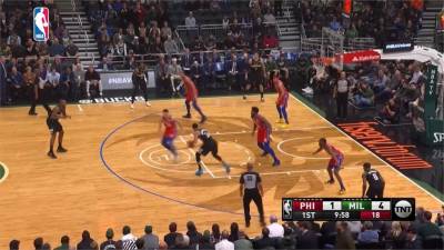 NBA/字母哥狂攻36分 20籃板 公鹿擊倒七六人奪三連勝