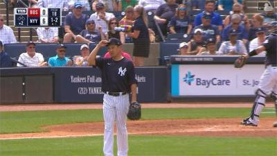 MLB/田中3局飆5K勝投 洋基首局強攻6分轟倒紅襪
