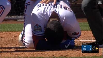 MLB/還沒開季就GG!遊騎兵新秀遭觸身球砸臉釀骨折