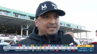 前大聯盟球星馬丁尼茲 退休變身冠軍賽馬飼主