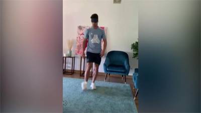 防堵疫情!歐美運動員宅在家 後院成變身運動場