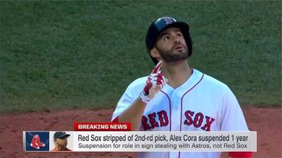 MLB/紅襪偷暗號調查出爐 懲處比太空人輕引爭議