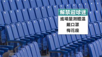 中職5 8開放千人進場 球場飲食只販售盒裝食物