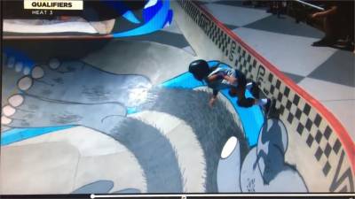 英最年輕奧運選手 11歲滑板少女重摔頭骨骨折