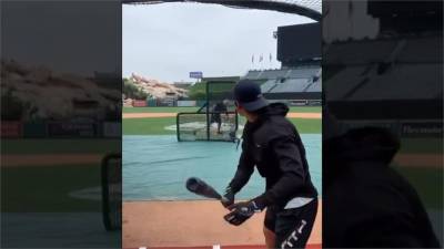 MLB/大谷IG秀打擊練習 開季「二刀流」每周主投一場