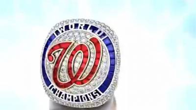 MLB/世界大賽冠軍戒放置物櫃 國民球員開箱驚喜