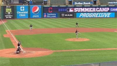 MLB/台將春訓表現亮眼!林子偉首度守一壘 張育成又敲全壘打
