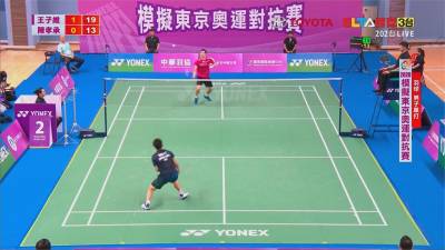 東奧模擬賽登場 台灣一哥周天成.羽球王子王子維 雙雙直落二奪首勝