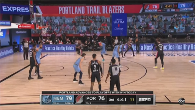 NBA/決勝第四節 拓荒者上演逆轉秀 拿到季後賽最後張門票