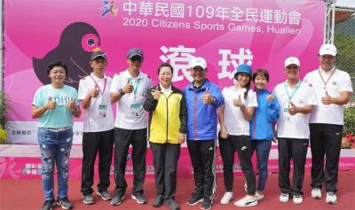 109年全民運滾球成績出爐 臺中市女子組雙人賽再次鍍金勇奪六連霸