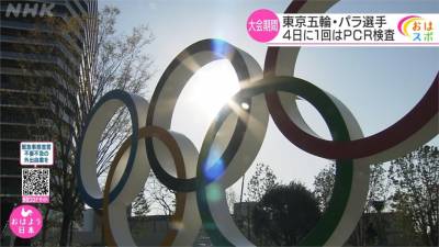 東奧初步防疫計畫 各國選手每4天驗1次