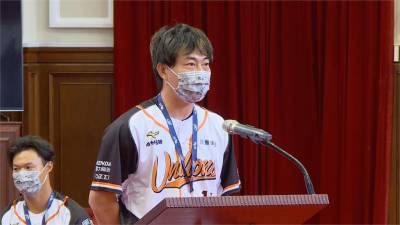 職棒總冠軍統一獅 蔡英文總統接見細數功蹟