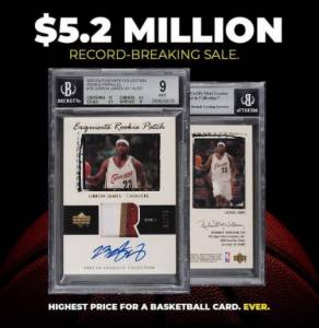 NBA/全球限量23張!「詹皇」球員卡1.45億天價賣出