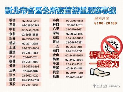 快新聞/「新北不在籍85歲以上長者」週五打疫苗 即起開放登記